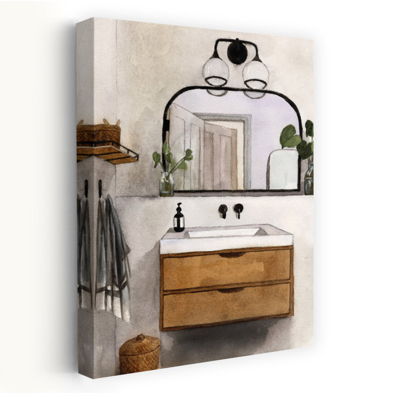 Dessins de salle de bain salle de bain III - Modern Farmhouse, H 24 po x l 36 po