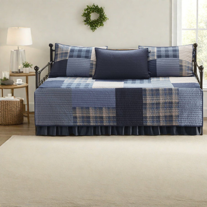 -piece Cotton Bedding Sets, Modern Farmhouse Style With Daybed Design