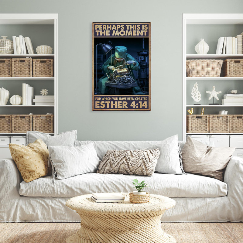 Surgeon Perhaps This Is The Moment - 1 Piece Rectangle Graphic Art Print On Wrapped Canvas, H 36 po x l 24 po x P 1,25 po
