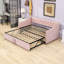 Lit de jour polyvalent en velours simple avec couchette simple-934914960