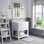 Madalyn 24" Single Sink Bathroom Vanity Set with Mirror