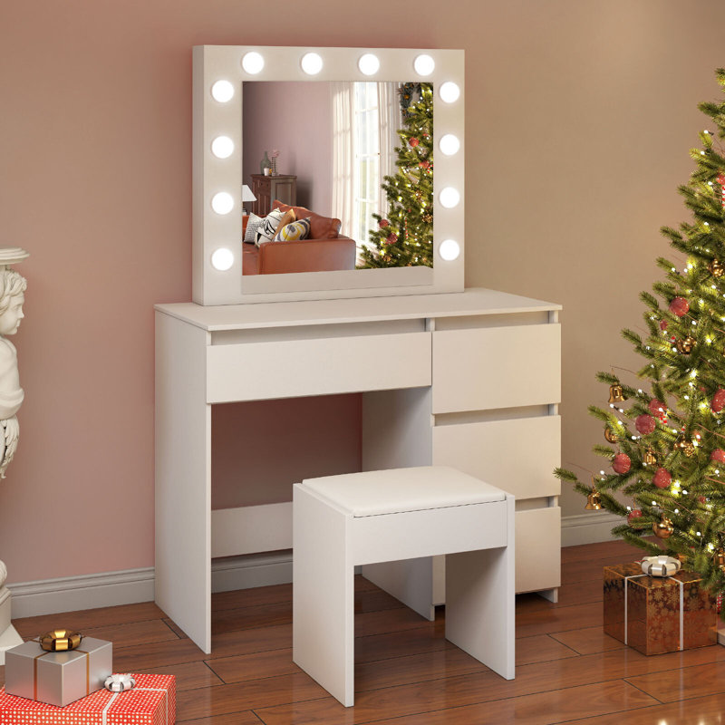 Bergsveinn Dressing Table with Mirror