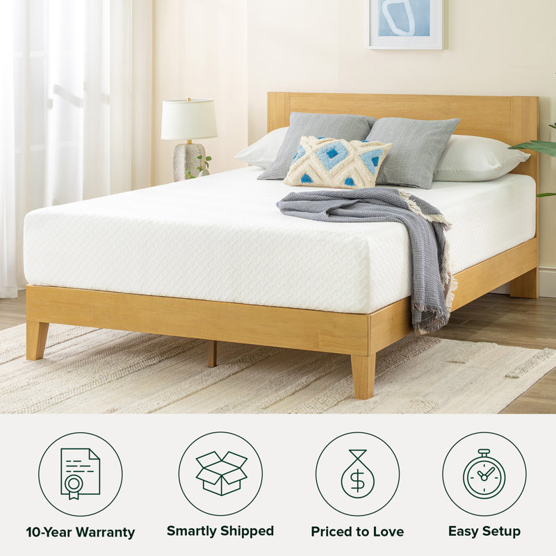 Sleep by Wayfair™ 10" Medium Cooling Gel Memory Foam Mattress, Full