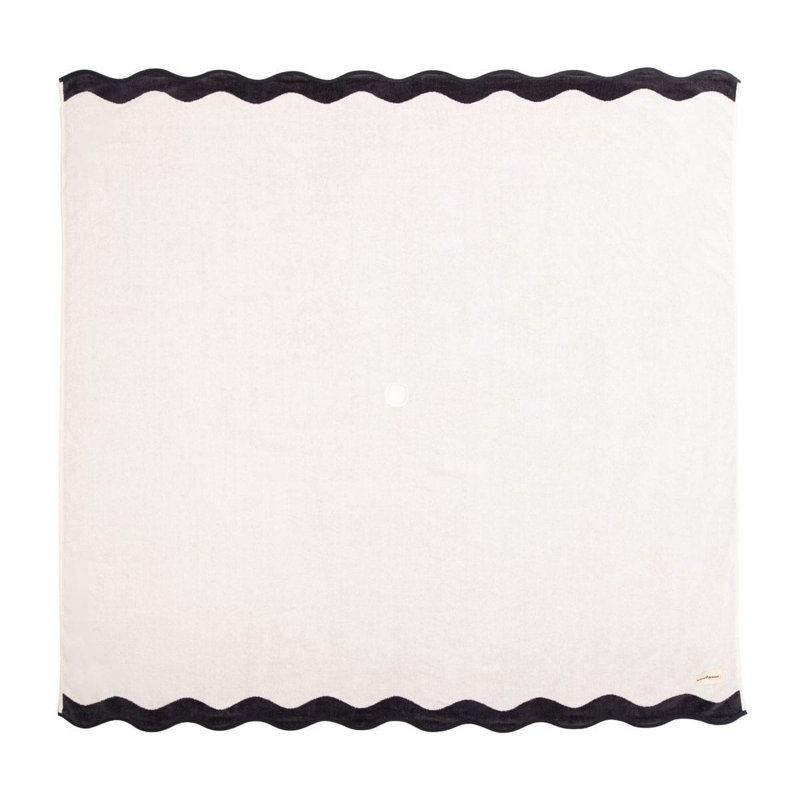 Beach Blanket, Navy/White