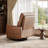 Power Recliner Chair, Swivel Rocker Chair, Chenille Upholstered Nursery Chair with USB Ports-876588294