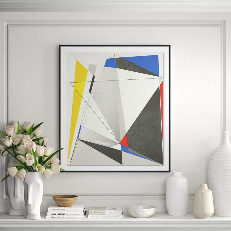 Zeaton Print by Bangbouh Studio, 40" H x 35" W x 2.5" D, Black