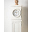 Horloge grand-père en bois de sapin patiné