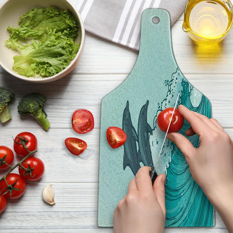 Planche à découper en verre trempé Ambesonne