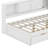 Full Size Corner Bed Frame With Storage Bookcase And Upholstered Headboard, Charging Station And Drawers-108195612-108195617