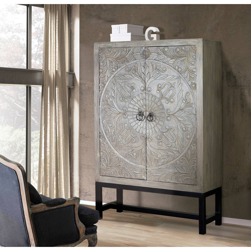 Ione 116cm Solid Wood Sideboard