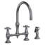 Fairfield Kitchen Bridge Faucet with Side Spray-1280728891