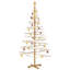 Wooden Christmas Tree with Stand Brown Bamboo-1332313358