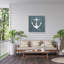 Toile d'extérieur Grace Popp «Nautical Plank IV»-87946056