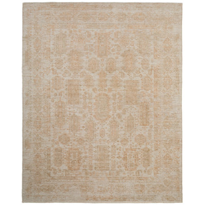 Oxford Tan Hand-Woven Oriental Rug