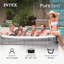 Spa gonflable et filtres de rechange Intex Purespa Plus (paquet de 8)