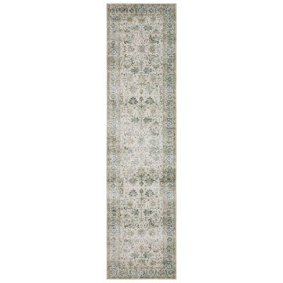 Shisler Oriental Machine Washable Non Skid Area Rug 