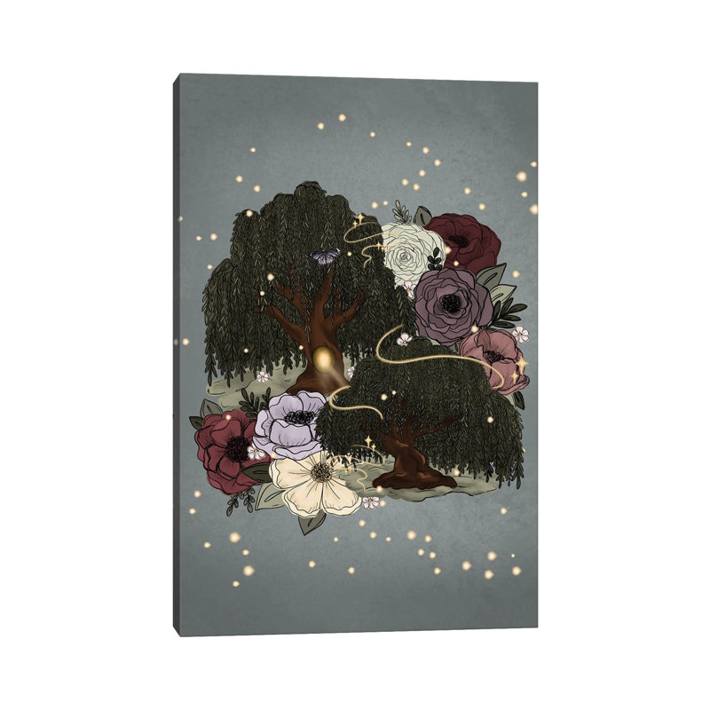 Whimsical Willow Trees by Katie Bryant - Wrapped Canvas Gallery-Wrapped Canvas Giclée, 30.48 cm H x 45.72 cm W