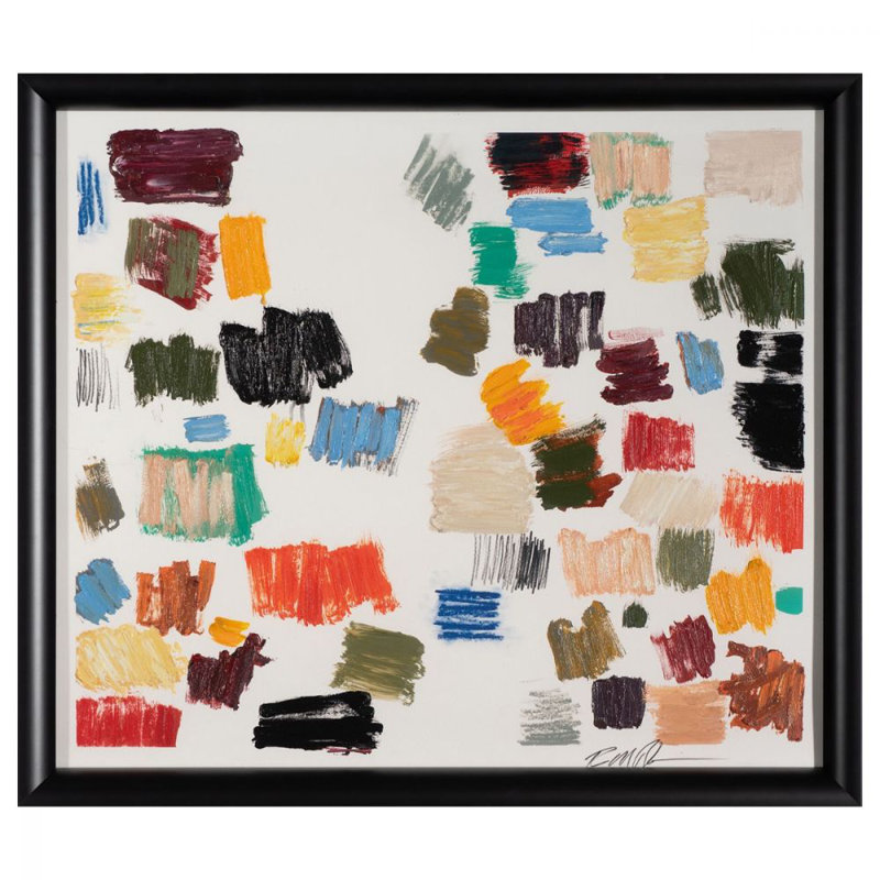 «Us and Them» par Robert Robinson, reproduction d'art sur papier encadrée