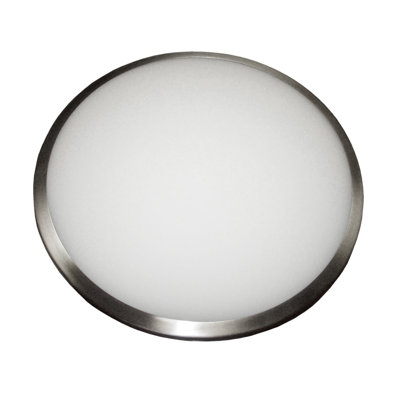 Plafonnier encastré circulaire simple à 3 lumières 16 po Windermere