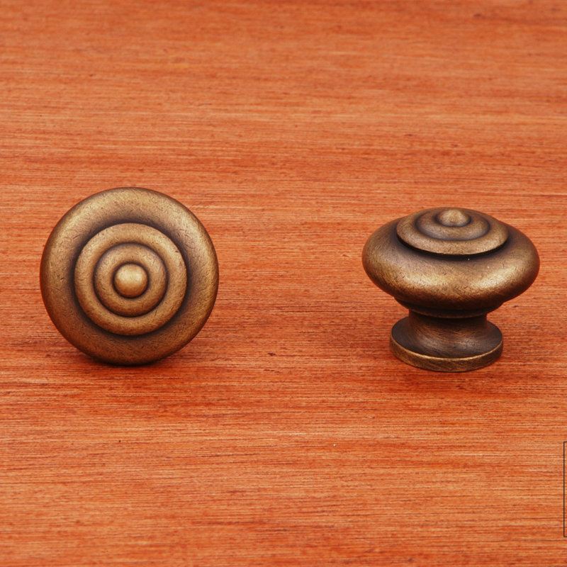 CK Series 1" Diameter Mushroom Knob, Antique English
