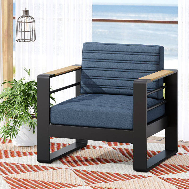 Giovanna Club Chair, Blue
