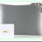 SilkLux Hair-Safe Pillowcase - 100% Mulberry Silk, Hidden Zipper, Soft & Durable, Grade 6A, Gift Box Included - 20"x26" Grey Case