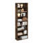 Bibliothèque à 8 niveaux Kyngsten, bibliothèque, organisateur de rangement, 12 x 24 x 71, pin ambre-118229471-118229468
