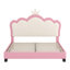 Lit double tapissier double avec tête de lit couronne, lit plateforme double avec tête de lit et pied de lit-1839988936