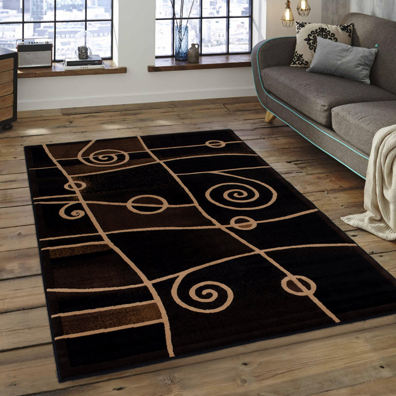 Almont Abstract Indoor Rug, 5'2" x 7'2"