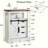 Taeron Oak Freestanding Bathroom Cabinet-802035388