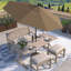 Parasol de marché 9 'Khoury-86776666