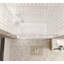 Porte de douche sans cadre l 60 po x H 60 po, verre trempé transparent 1/4 po, film antidéflagrant, poignée en acier inoxydable-114250359