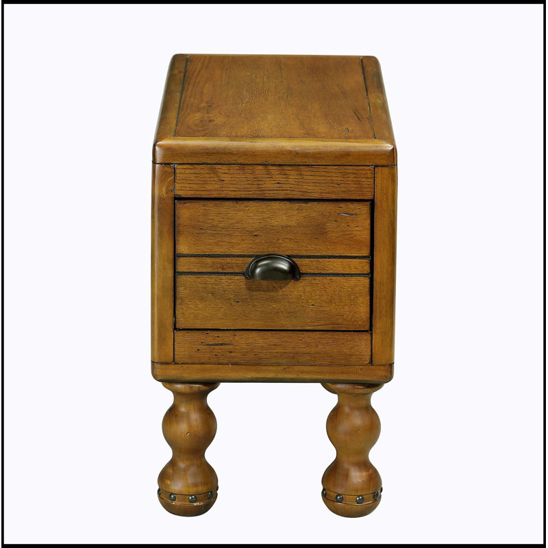 Ensemble de tables basses rectangulaires 3 pièces, Brun antique