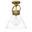 Carles Glass Semi Flush Mount