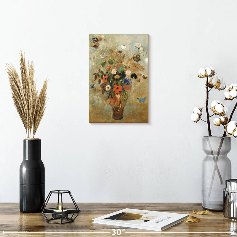 Harnek Nature morte aux fleurs 1905, H 12 po x l 8 po