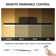 15.8" Dimmable 1 - Light  LED Picture Light with Remote, Battery Powered Wall Mount Light with Adjustable Rod