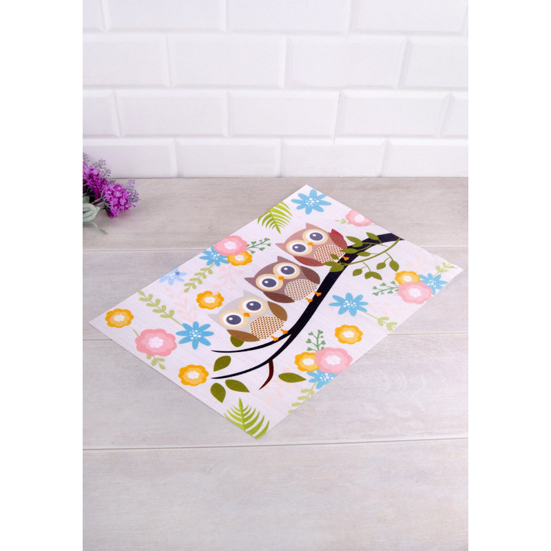 Silicone No Pattern Rectangle Placemat