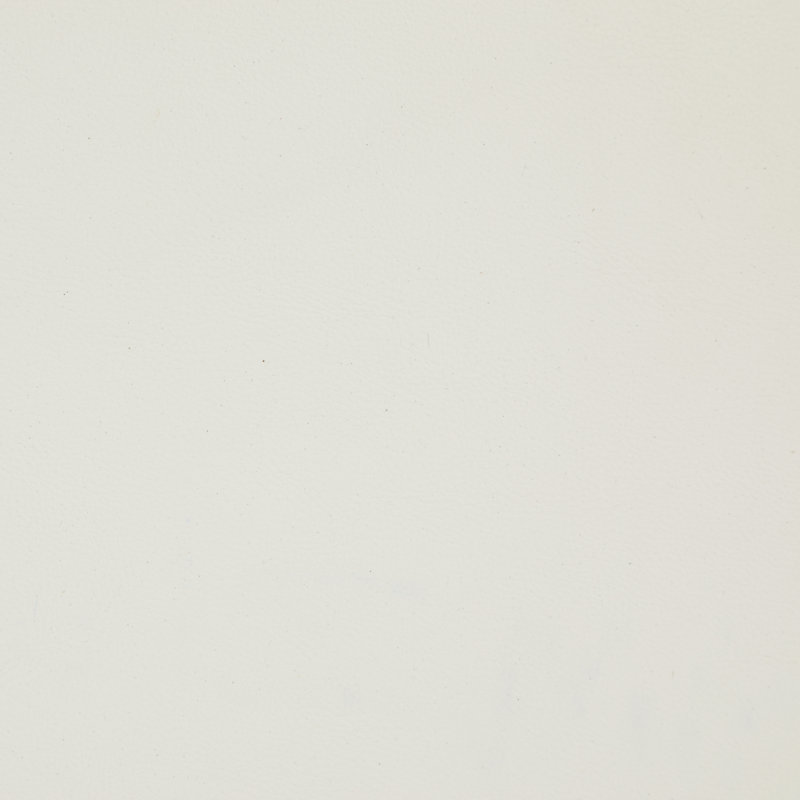 Chaise rembourrée en cuir Navo, Cuir crème végétalien, Noyer teinté
