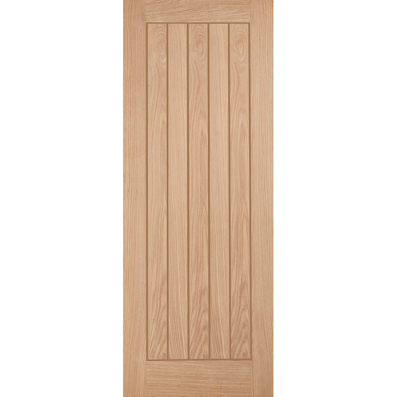 Belize Unfinished Oak Internal Fire Door, 198cm H x 61cm W x 4.4cm D