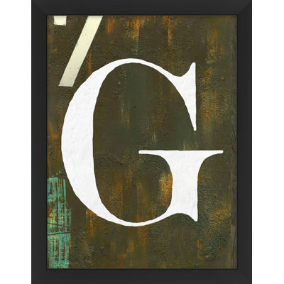 Alphabet "G" Print
