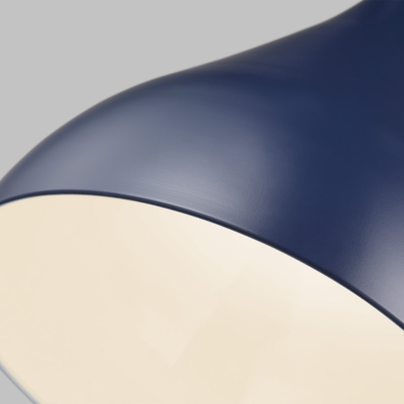 1 - Light Pendant, Navy, 152" H x 14" W x 14" D