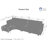 Zendajas 112" Curved Arm Convertibility 4 Seater Sofa Chaise Storage ottoman-781156878