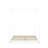 Queen Size Canopy Platform Bed with Support Legs,White