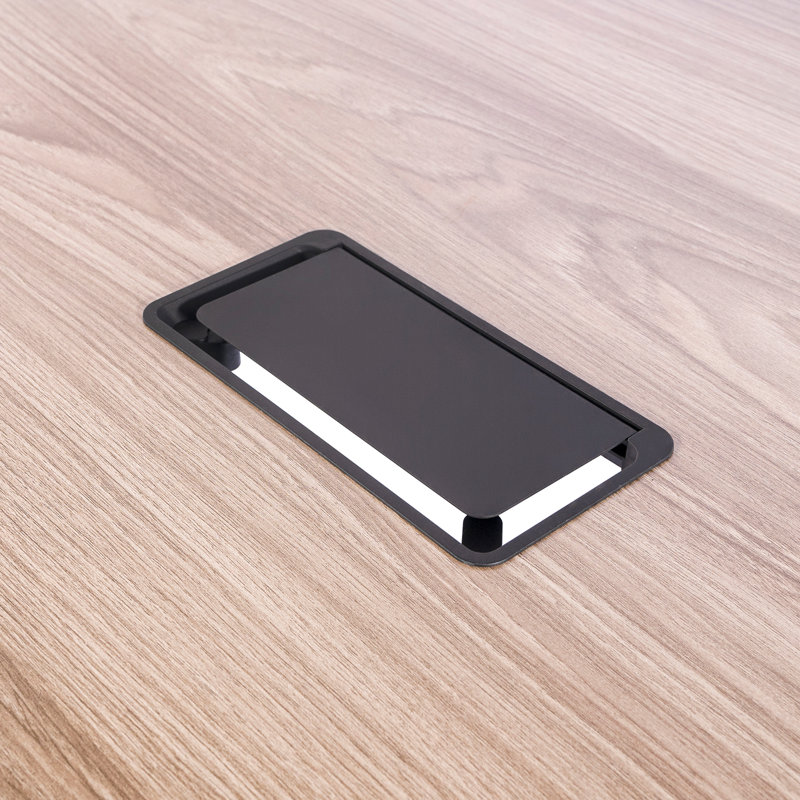 Table rectangulaire Sarris, H 47,24 po x L 29,53 po x l 94,49 po, Orme pâle