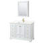 Ensemble de meuble-lavabo simple autoportant 48 po avec plateau en quartz Deborah-92725353-98115307-92725356