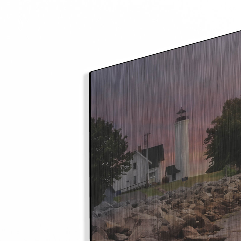 «Sunset at Tibbetts Point» par Lori Deiter, art mural en métal, H 12 po x l 16 po