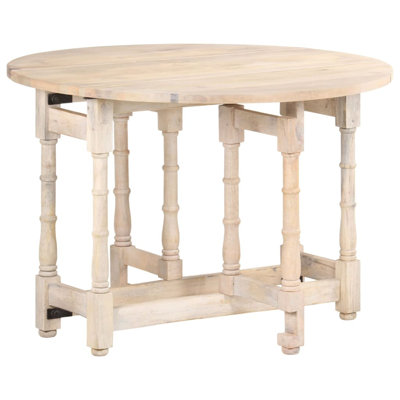 Cummins Round Solid Wood Dining Table