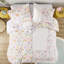 Housse de couette avec imprimé tigre et bordure florale pour chambre à coucher