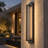 Black Modern Outdoor Led Wall Sconce-389196528