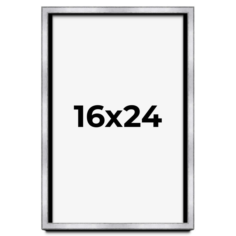 Cadre photo Chiedza, Gris argenté, L 16 po x H 24 po